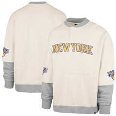 New York Knicks '47 Crossover Collection Trifecta Double Layered Fleece Sweatshirt For Sale