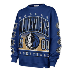 Dallas Mavericks '47 Women's Go Big Oversized Sweatshirt sale Discount