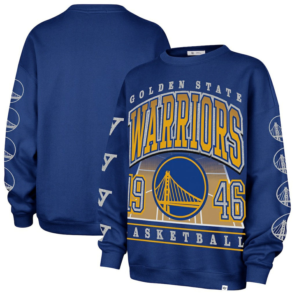 Golden State Warriors '47 Women's Go Big Oversized Sweatshirt sale Outlet