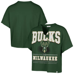 Milwaukee Bucks '47 Women's Elation Oversized Notch Neck T-Shirt Online