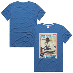 New York Giants Lawrence Taylor Homage Unisex NFL Topps Trading Card Tri-Blend T-Shirt