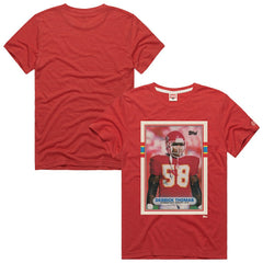 Kansas City Chiefs Derrick Thomas Homage Unisex NFL Topps Trading Card Tri-Blend T-Shirt