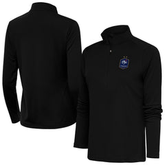 France National Team Antigua Women's Statement Half-Zip Pullover Black