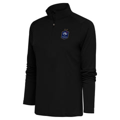 France National Team Antigua Women's Statement Half-Zip Pullover Black