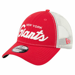 New York Giants New Era Apple Trucker 9FORTY Adjustable Hat