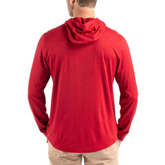 San Francisco 49ers Cutter & Buck Americana Coastline Epic Comfort Eco Recycled Long Sleeve Hoodie T-Shirt