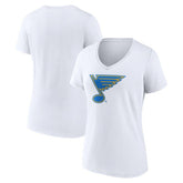 St. Louis Blues Women's Essential V-Neck T-Shirt On Sale