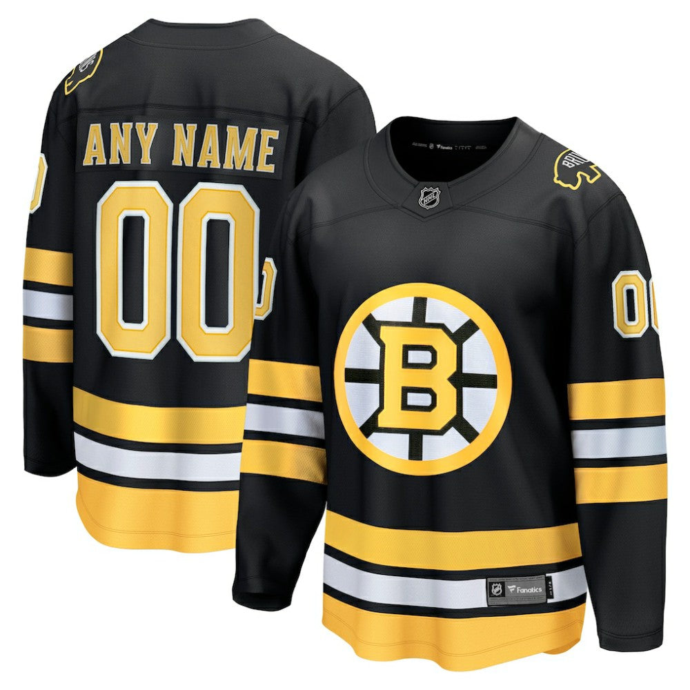 Boston Bruins Fanatics Home Breakaway Custom Jersey On Sale