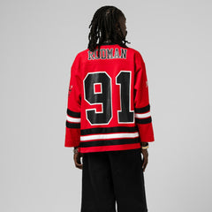 Dennis Rodman Chicago Bulls Unisex Maxxed Out Fashion Hockey Jersey sale Online