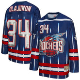 Hakeem Olajuwon Houston Rockets Unisex Maxxed Out Fashion Hockey Jersey Online