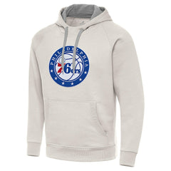 Philadelphia 76ers Antigua Big Logo Victory Pullover Hoodie On Sale