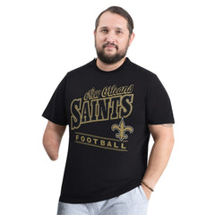 New Orleans Saints G-III Sports by Carl Banks Adaptive Headliner Graphic T-Shirt
