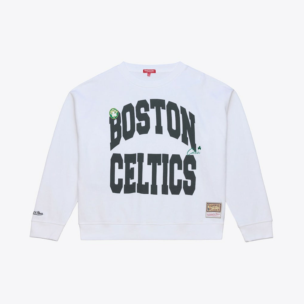 Boston Celtics Women's Lightweight Block Letter Sweatshirt On Sale