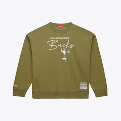 Milwaukee Bucks Women's Lightweight Script Sweatshirt Outlet