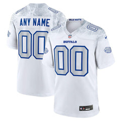 Buffalo Bills 2025 Rivalries Collection Custom Game Jersey - White