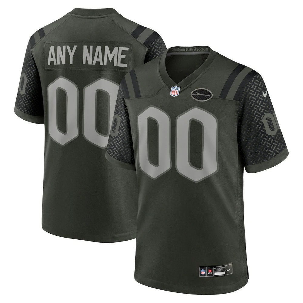 New York Jets Nike 2025 Rivalries Collection Custom Game Jersey