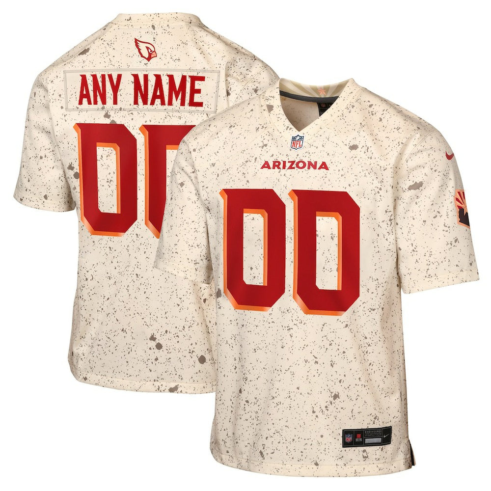 Arizona Cardinals Nike Youth 2025 Rivalries Collection Custom Game Jersey