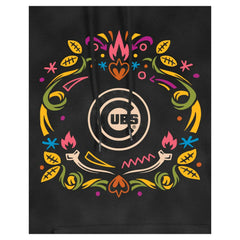 Chicago Cubs New Era Women's Día de Muertos Mineral Wash Hoodie Sweatshirt | MLB On Sale