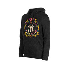 New York Yankees New Era Women's Día de Muertos Mineral Wash Hoodie Sweatshirt | MLB Outlet