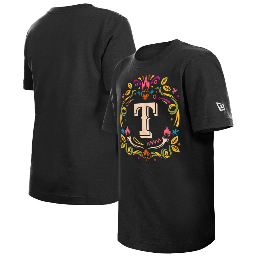 Texas Rangers New Era Youth Día de los Muertos T-Shirt | MLB For sale