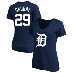 Tarik Skubal Detroit Tigers Profile Women's Plus Size Name & Number V-Neck T-Shirt | MLB Online