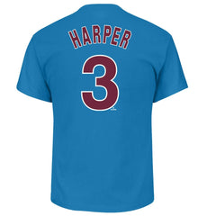 Bryce Harper Philadelphia Phillies Profile Big & Tall Player Name & Number T-Shirt | MLB Discount