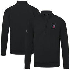 Los Angeles Angels Levelwear Upright Insignia Tri-Blend Quarter-Zip Pullover | MLB On Sale