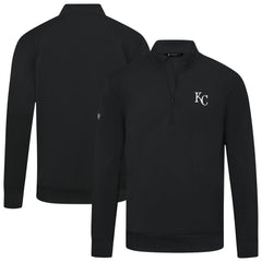 Kansas City Royals Levelwear Upright Insignia Tri-Blend Quarter-Zip Pullover | MLB Sale