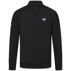 Toronto Blue Jays Levelwear Upright Insignia Tri-Blend Quarter-Zip Pullover | MLB Online