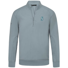 Seattle Mariners Levelwear Upright Insignia Tri-Blend Quarter-Zip Pullover | MLB Outlet