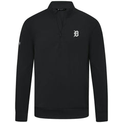 Detroit Tigers Levelwear Upright Insignia Tri-Blend Quarter-Zip Pullover | MLB Outlet