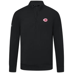Cincinnati Reds Levelwear Upright Insignia Tri-Blend Quarter-Zip Pullover | MLB New
