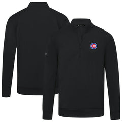 Chicago Cubs Levelwear Upright Insignia Tri-Blend Quarter-Zip Pullover | MLB US