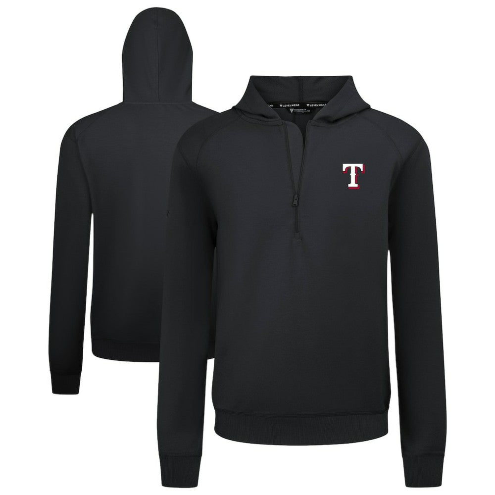 Texas Rangers Levelwear Technic Insignia Quarter-Zip Hoodie | MLB Outlet