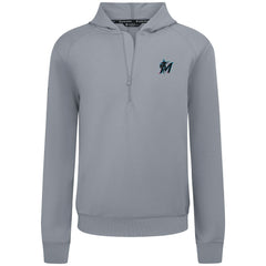Miami Marlins Levelwear Technic Insignia Quarter-Zip Hoodie | MLB Online