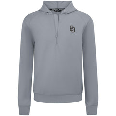 San Diego Padres Levelwear Technic Insignia Quarter-Zip Hoodie | MLB Discount