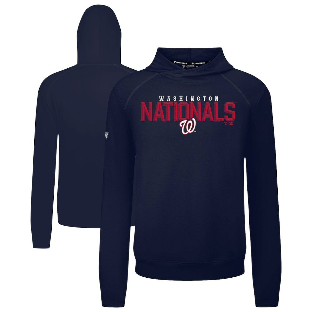Washington Nationals Levelwear Mandate Carve Tri-Blend Hoodie | MLB On Sale