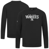 New York Yankees Levelwear Mandate Carve Tri-Blend Sweatshirt | MLB Outlet