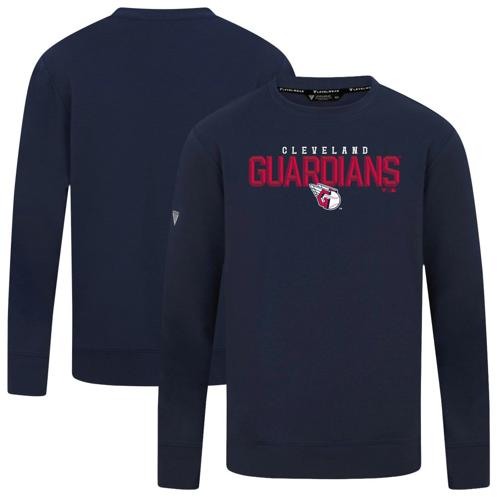 Cleveland Guardians Levelwear Mandate Carve Tri-Blend Sweatshirt | MLB Discount