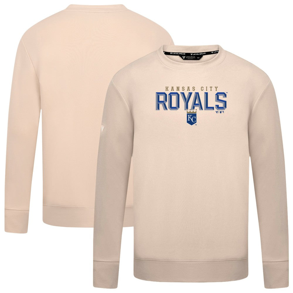 Kansas City Royals Levelwear Mandate Carve Tri-Blend Sweatshirt | MLB On Sale