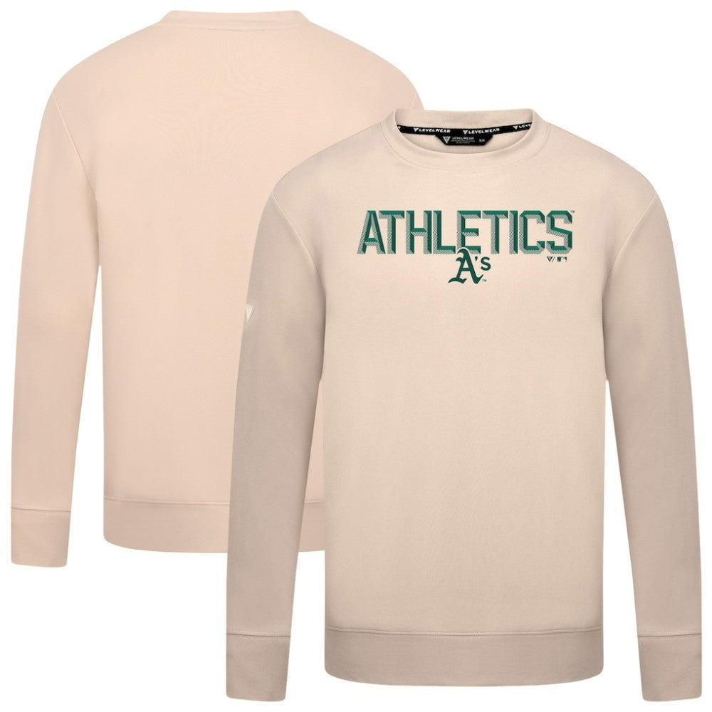 Athletics Levelwear Mandate Carve Tri-Blend Sweatshirt | MLB For sale