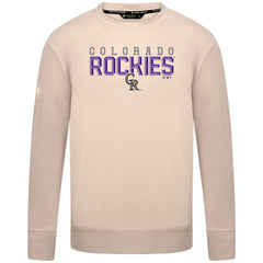 Colorado Rockies Levelwear Mandate Carve Tri-Blend Sweatshirt | MLB Outlet