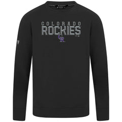 Colorado Rockies Levelwear Mandate Carve Tri-Blend Sweatshirt | MLB US