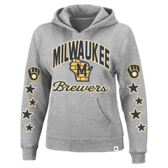Milwaukee Brewers '47 Women's Plus Size Starry Eye Hoodie | MLB Sale