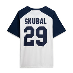 Tarik Skubal Detroit Tigers Profile Women's Plus Size Name & Number Raglan Henley T-Shirt | MLB US