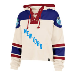 New York Rangers '47 Women's 2026 NHL Winter Classic Cropped Superior Lacer Hoodie Discount