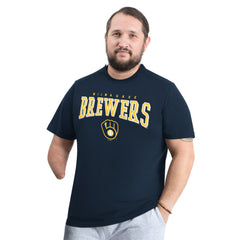 Milwaukee Brewers G-III Sports by Carl Banks Adaptive Classic Team Spirit T-Shirt | MLB Discount