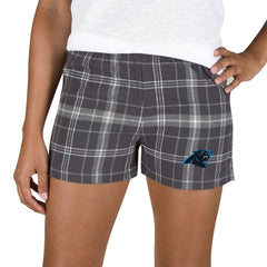 Carolina Panthers Concepts Sport Women's Ultimate Flannel Shorts
