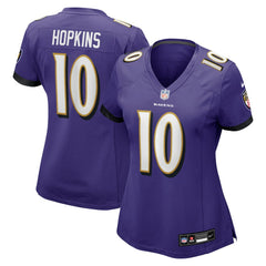 Baltimore Ravens Nike DeAndre Hopkins Women's Team Game Jersey