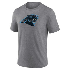 Carolina Panthers Heritage Custom Name & Number Tri-Blend T-Shirt